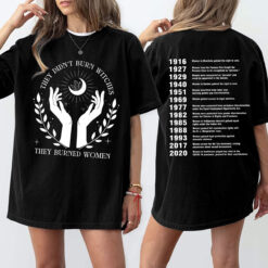Canada Version - They Didn't Burn Witches Shirt, Female Feminist Shirt, Witchy Feminist Tee, Girls Will Be Girls Shirt, Witchy Bachelorette,Witchy Feminist Shirt, Halloween Shirt
