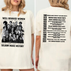 Kamala 2024 President Shirt, Kamala Harris President 2024 Shirt, Womens Power, Girl Power, Democrat T-shirt, Equal Rights, Election 2024, Well behaved women selfdom make history shirt
