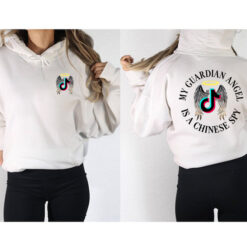 My Chinese Spy Shirt, Tiktok Guardian Angel T-shirt, My Guardian Angel Is A Chinese Spy Hoodie