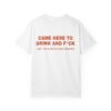 Came Here To Drink And F*ck T-Shirt, Hoodie, Sweatshirt