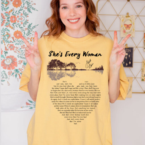 She's Every Woman Lyric, Garth Brook Shirt - Image 3