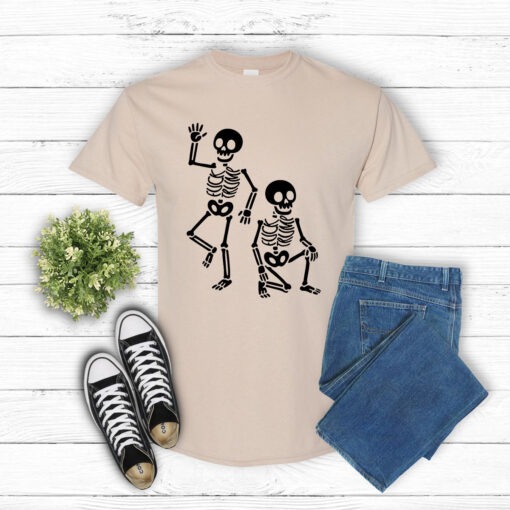 Subtle Skeletons Fk Trump Halloween Shirt - Image 3