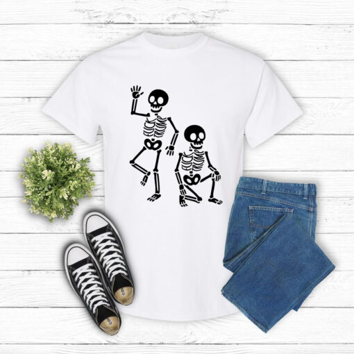 Subtle Skeletons Fk Trump Halloween Shirt - Image 4