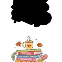 Stars Hollow Book Fall Badge Reel, Gilmore Girl Retractable Durable Acrylic Badge Holder, Perfect Gifts for ID Nurses, Doctors, Teachers & Office Professionals