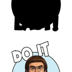 TYPE 2 (HOT) Do It Lady Chit Badge Reel – Funny Meme ID Holder, Trendy Nurse Name Badge, Aesthetic Hospital Clip, Perfect Gifts for ID Nurses, Doctors, Teachers & Office Professionals, Coworkers