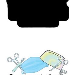 Surgical Tech Badge Reel, Retractable Durable Acrylic Badge Holder, Perfect Gifts for ID Nurses, Doctors, Teachers & Office Professionals