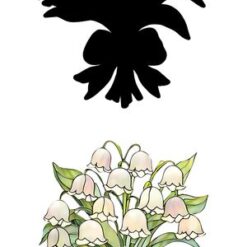 Lily of the Valley Badge Reel, Retractable Durable Acrylic Badge Holder, Perfect Gifts for ID Nurses, Doctors, Teachers & Office Professionals