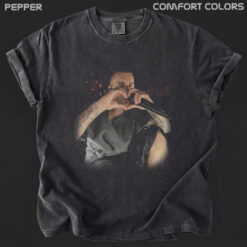 Justin Bieber Heart Sign Vintage Comfort Colors Shirt, Retro Music T-Shirt, Tour 2026 Tee