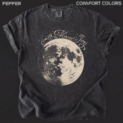 Copy Moon Joy Artemis II NASA Mission T-Shirt: Vintage Feel, DTG Print, Space Exploration Apparel