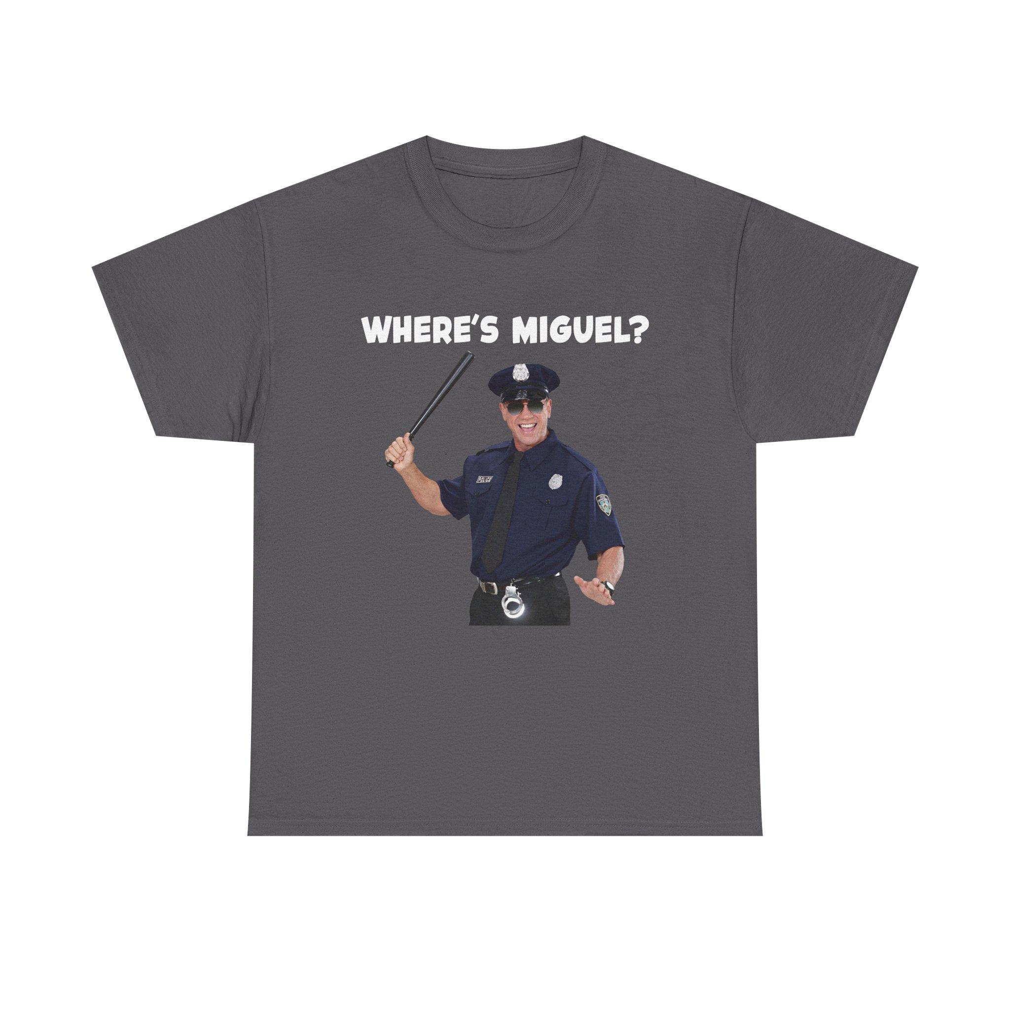 Where's Miguel Shirt, Miguel Phonk Hoodie, Trending Unisex Tee - Image 2