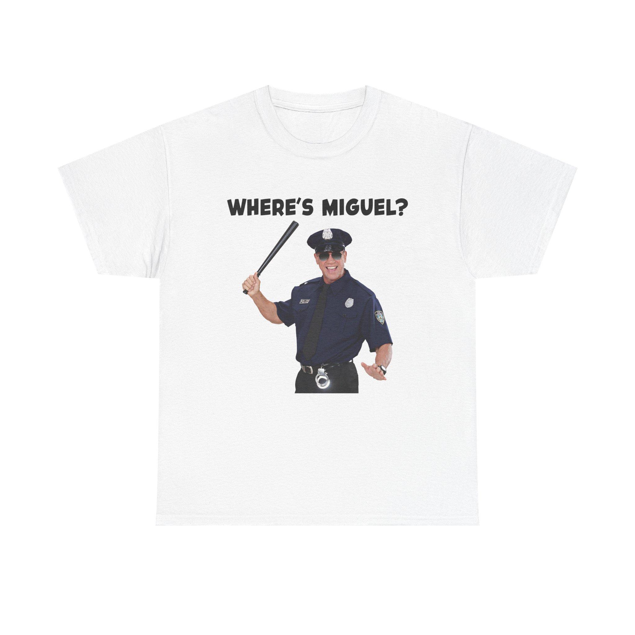 Where's Miguel Shirt, Miguel Phonk Hoodie, Trending Unisex Tee - Image 3
