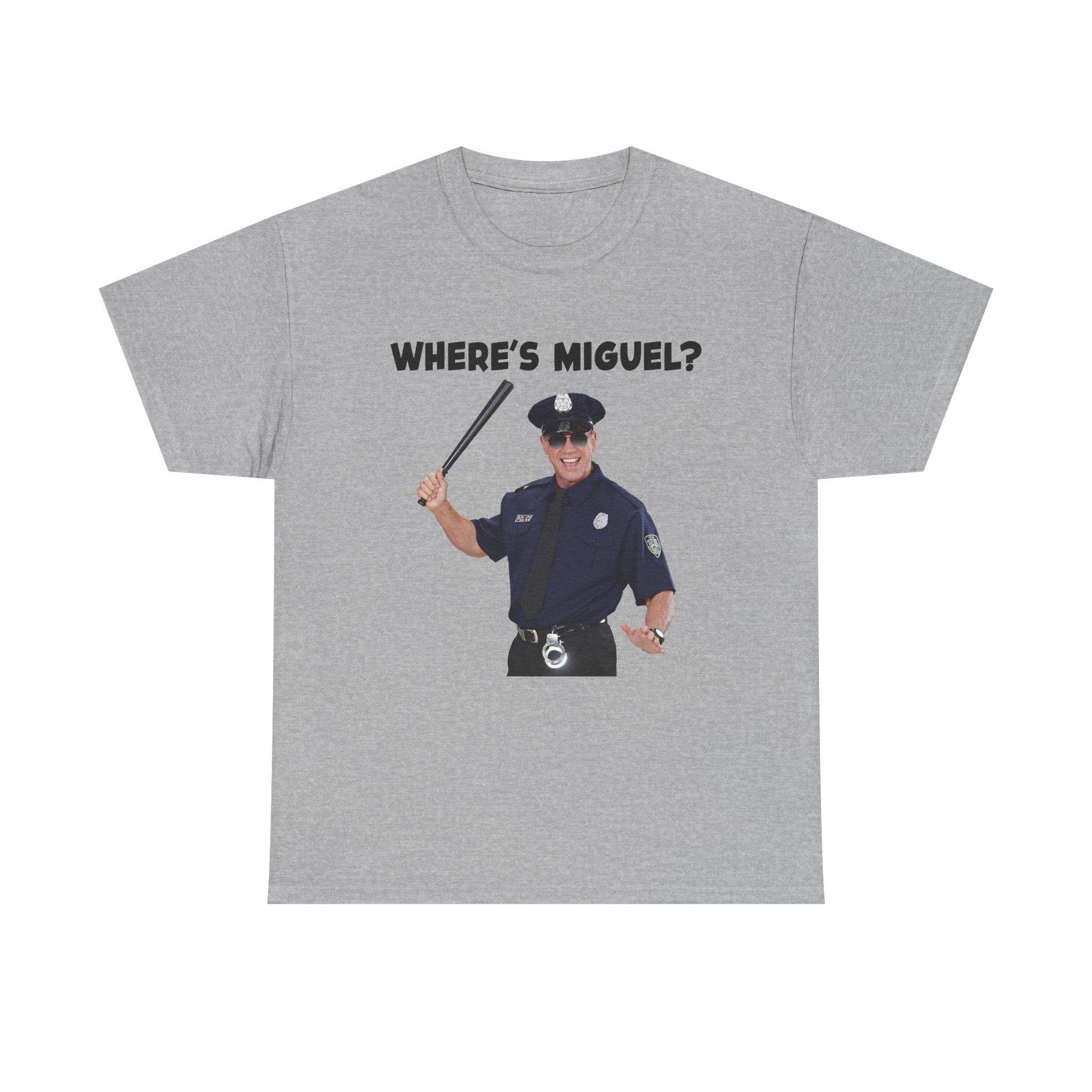 Where's Miguel Shirt, Miguel Phonk Hoodie, Trending Unisex Tee - Image 4